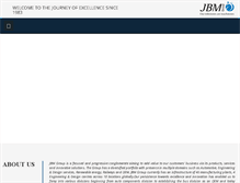 Tablet Screenshot of jbmgroup.com